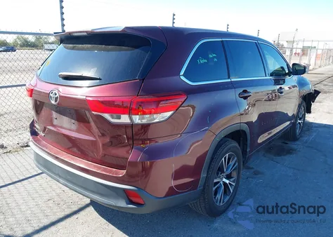 2017 Toyota Highlander Le из США, поврежденный, VIN 5TDZARFH1HS031949